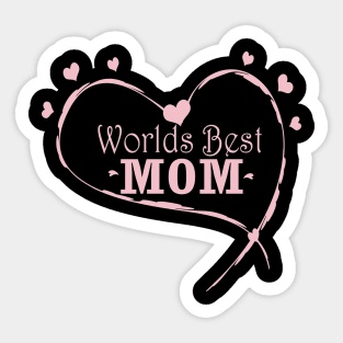 Worlds Best Mom Sticker